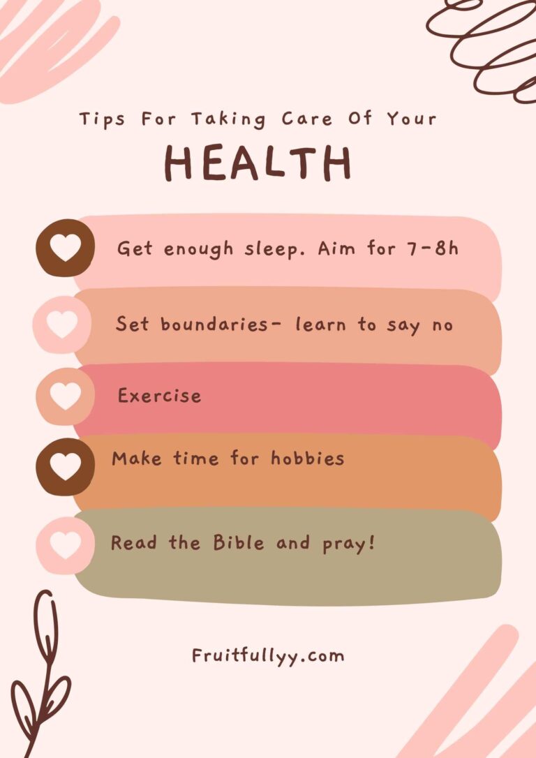 PSA: Tips for taking care of your health!!