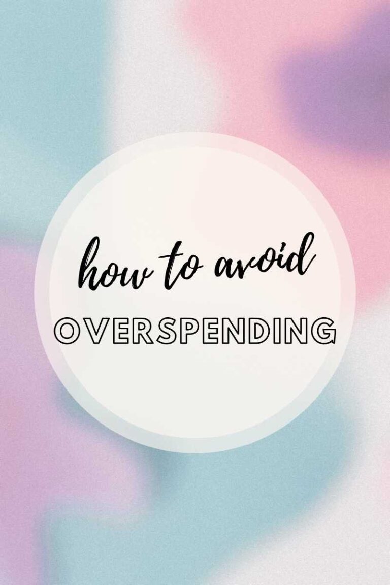 How To Avoid Overspending