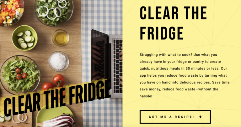 clear the fridge