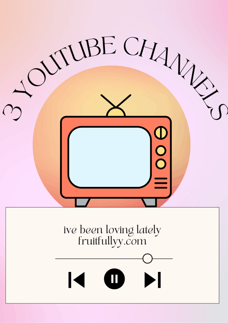 🎥 3 YouTube Channels I’ve Been Loving Lately